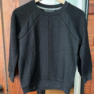 Marc by Marc Marc Jacobs Demi Jacquard Sweatshirt in black size XS